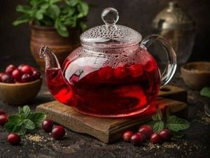 Барбарис, вишня и яблоко